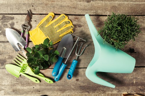 Gardeners working on a well-kept Barkingside garden