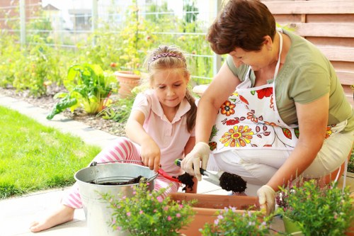 Professional garden maintenance for a Barkingside lawn and borders
