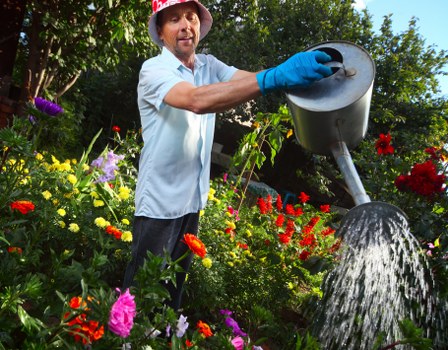 Back garden patio cleaning service in Barkingside