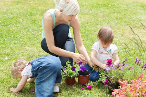 Compostable garden waste prepared for recycling